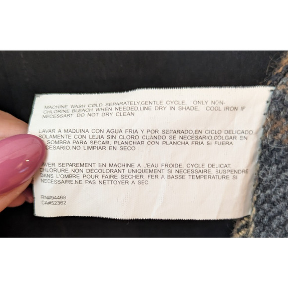 Vintage Nautica Women's Knee-Length Trench Jacket Small Black Hooded Coastal y2k - Picture 13 of 16